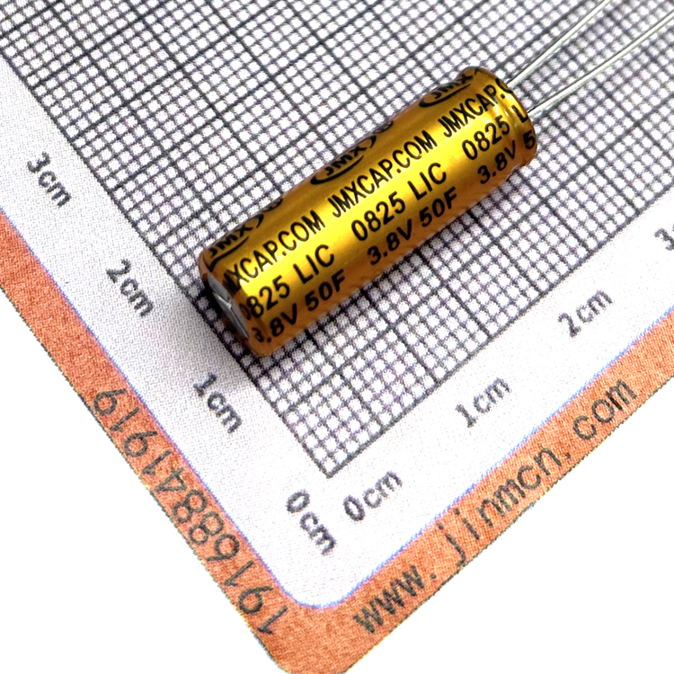 鋰離子超級(jí)電容器50F3.8V0825太陽(yáng)能遙控電池電容 鋰離子超級(jí)電容器50F3.8V0825太陽(yáng)能遙控電池電容